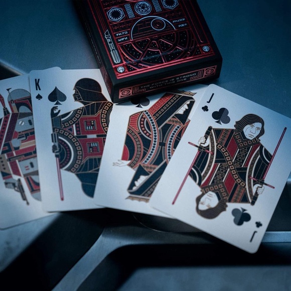 Theory11 Premium Playing Cards Deck Set - 007 James Bond Gold | Star Wars Red - Picture 13 of 15
